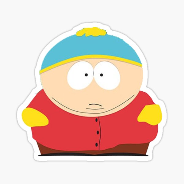 Five Large South Park Stickers Kenny, Kyle, Stan Marsh, Eric Comedy Central  1997