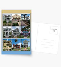 Victorian Homes of Galveston Island Postcards