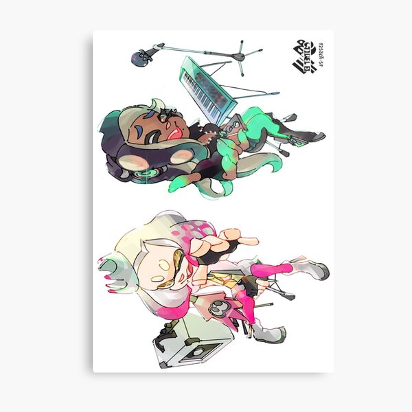 Splatfest: Rock or Pop Metal Print