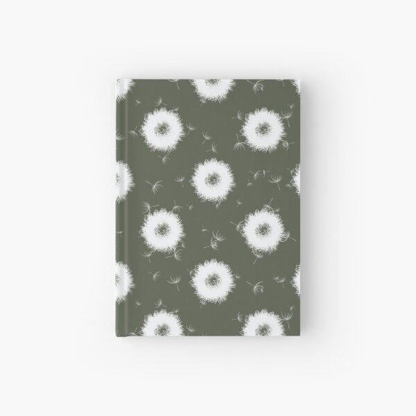 Abstract dandelions Hardcover Journal