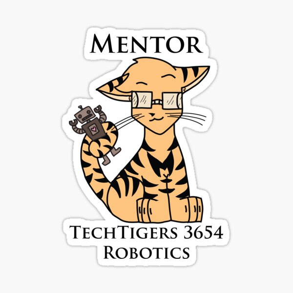 Copy of Mentor Logo with Black Writing Sticker