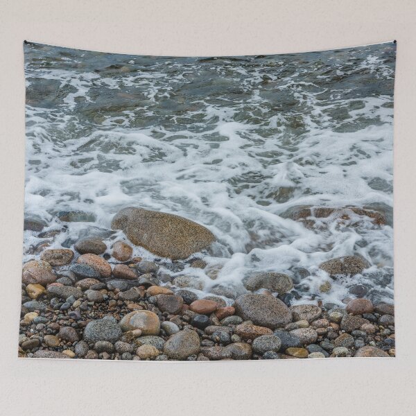 Item preview, Wave washing over pebbles designed and sold by Roger Porter Photography.