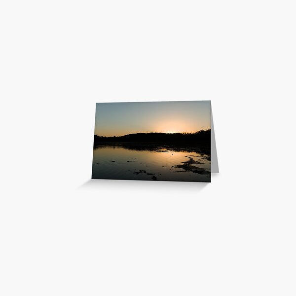 Sunrise Silhouette Greeting Card