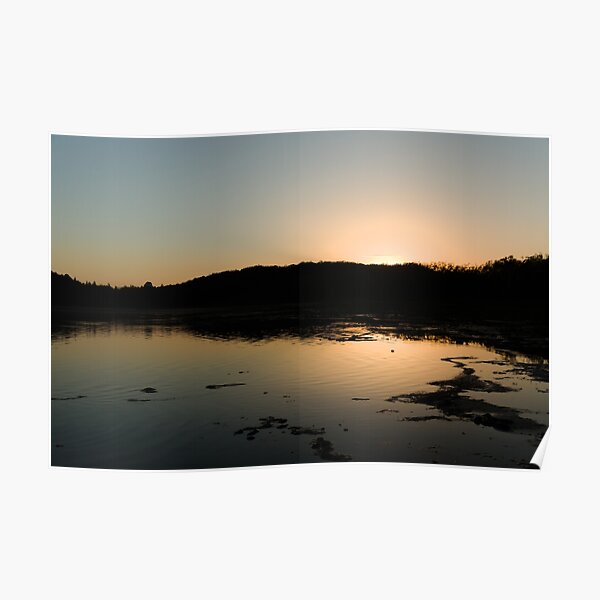 Sunrise Silhouette Poster