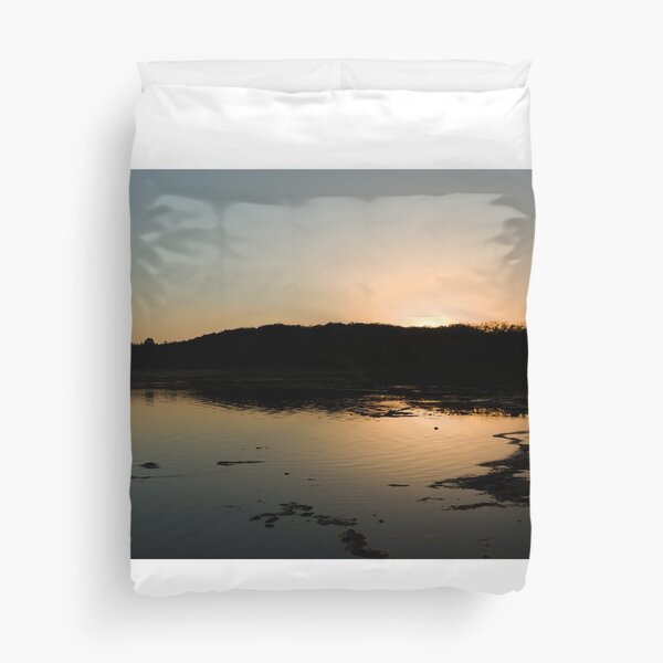 Sunrise Silhouette Duvet Cover