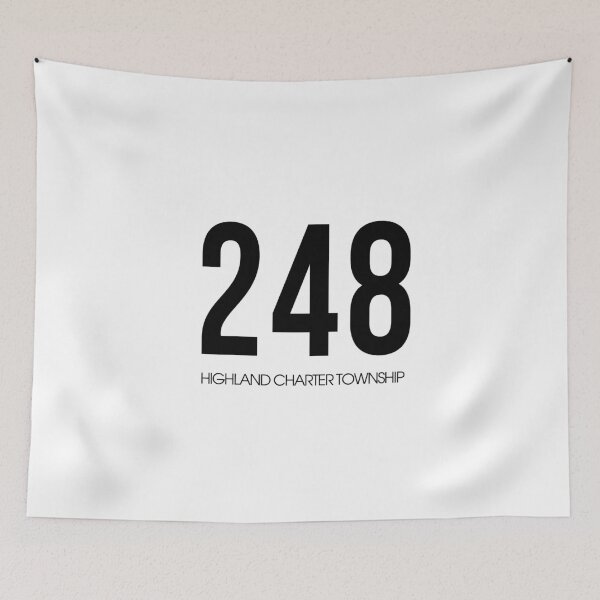 Item preview, Highland Charter Township, MI - 248 Area Code designed and sold by CartoCreative.