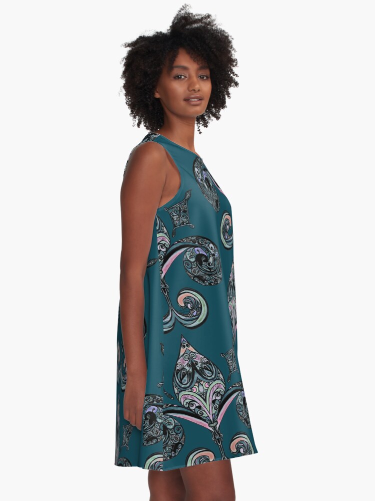 Alternate view of Fleur-de-lis A-Line Dress