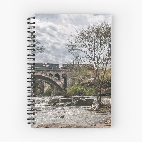 Item preview, A train over the falls. designed and sold by ROBERT NIEDERRITER.