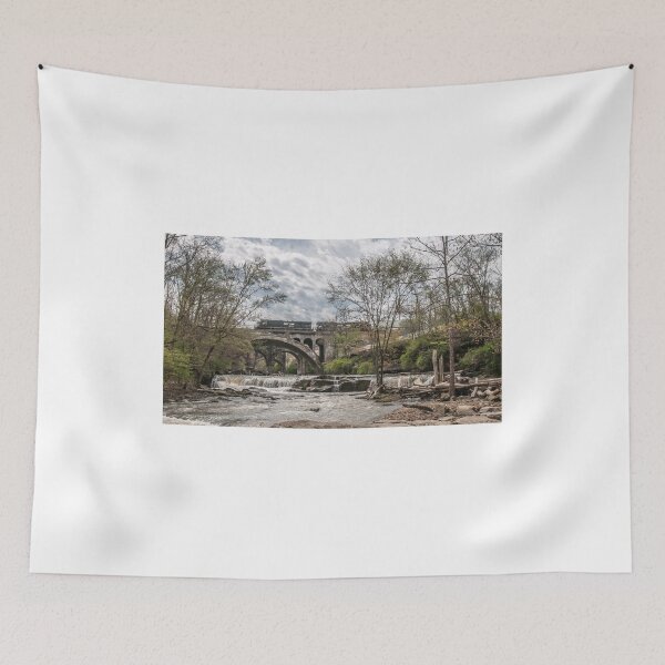 Item preview, A train over the falls. designed and sold by ROBERT NIEDERRITER.