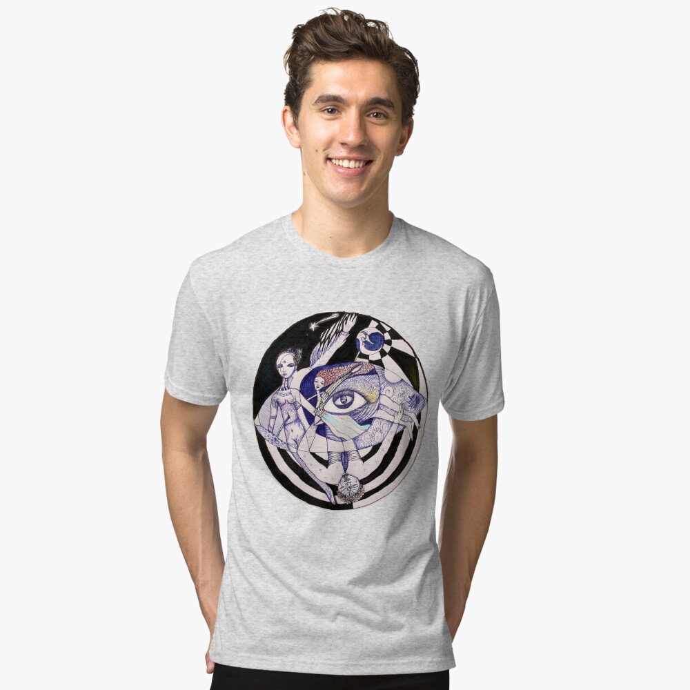 Item preview, Tri-blend T-Shirt designed and sold by aremaarega.
