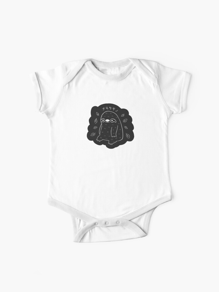 Monochrome Sloth Simple Art Baby One Piece By Bumcchi Redbubble