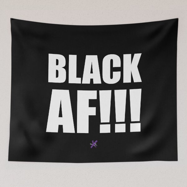 Item preview, AF SERIES - "BLACK AF!!!" Design designed and sold by TeamXtra.