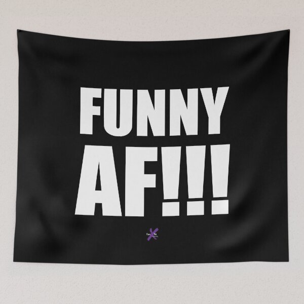 Item preview, AF SERIES - "FUNNY AF!!!" Design designed and sold by TeamXtra.
