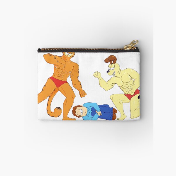 Item preview, Buff Garfield and Buff Odie Beating up Jon designed and sold by aniix5.