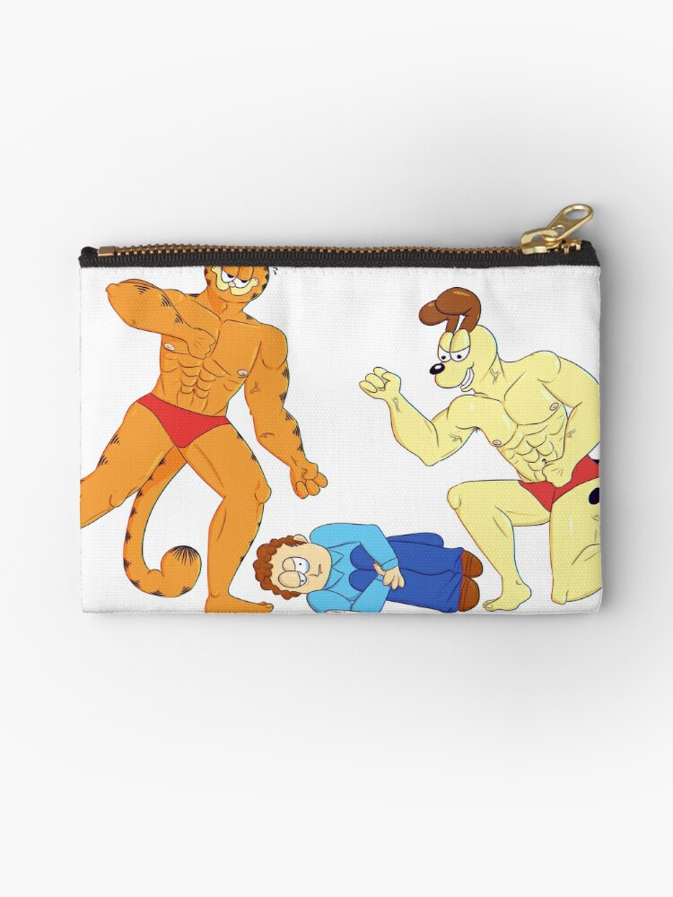 Buff Garfield and Buff Odie Beating up Jon | Leggings