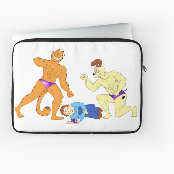 Buff Garfield and Buff Odie Beating up Jon | Leggings