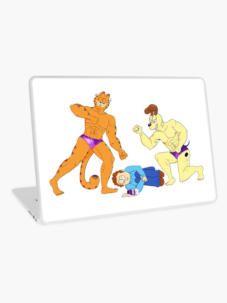 Buff Garfield and Buff Odie Beating up Jon | Leggings