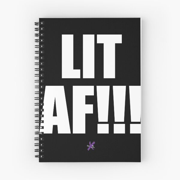 Item preview, AF SERIES - "LIT AF!!!" Design designed and sold by TeamXtra.