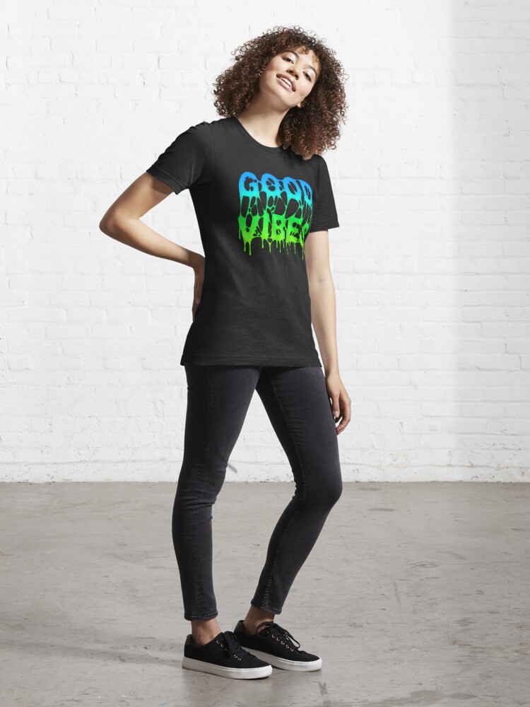 good vibes t shirt dress