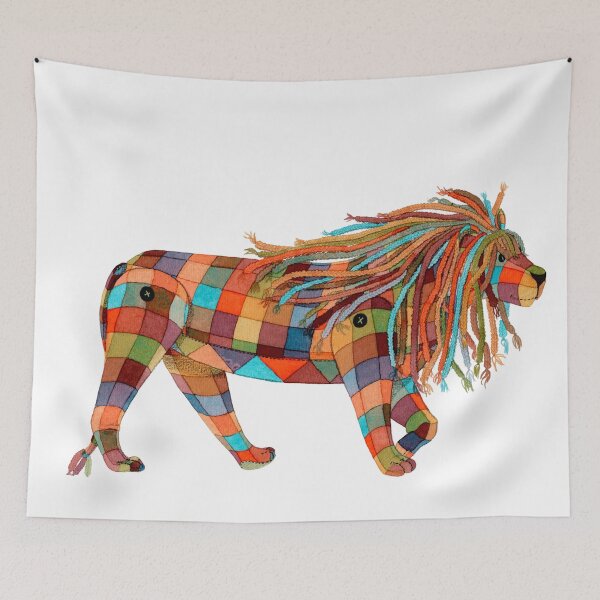 Item preview, Patchwork Lion designed and sold by AuntieBetty.