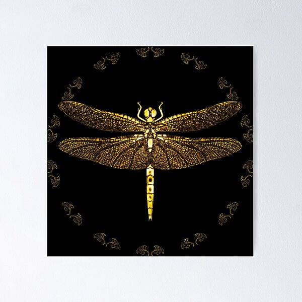Item preview, Dragonfly Gold designed and sold by kernowerno.