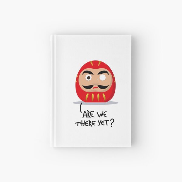 Restless Daruma - Are we there yet? Hardcover Journal
