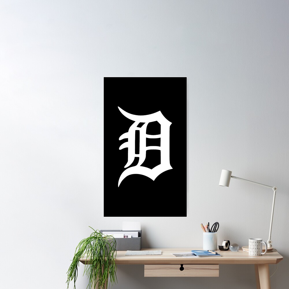 Detroit Old English D Poster for Sale by fueqy