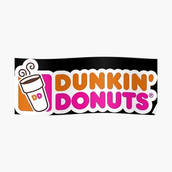 Dunkin Donuts Diet Posters Redbubble - dunkin donuts roblox recipes