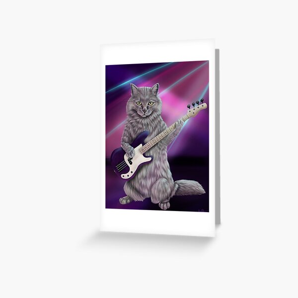 Coque pour iPhone 15 Pro Rock Cat Jouant de la Guitare Homme Femme Drôle Chat  Guitare : : Autres