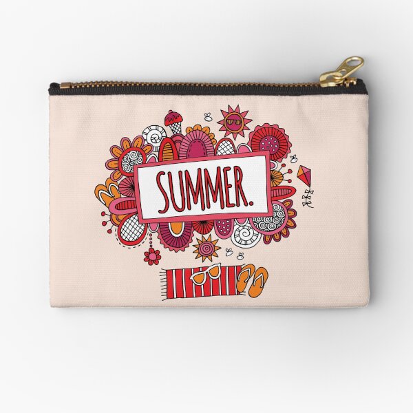 Summer Days Zipper Pouch