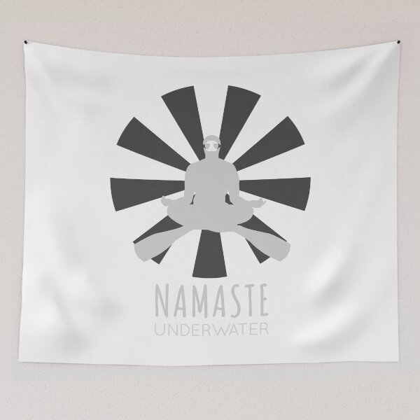 Item preview, Namaste Underwater design Free Diving Dive graphic designed and sold by banwa.