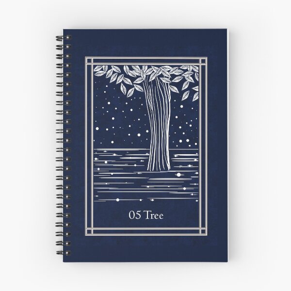 Item preview, Blue Night Lenormand: tree designed and sold by Adriana Juarez.