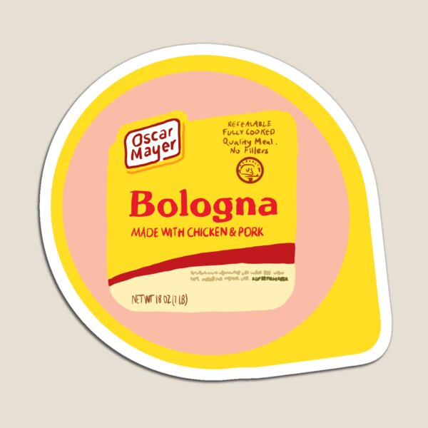 Artikel-Vorschau von Oscar Mayer Bologna Illustration, designt und verkauft von GracieMarx.