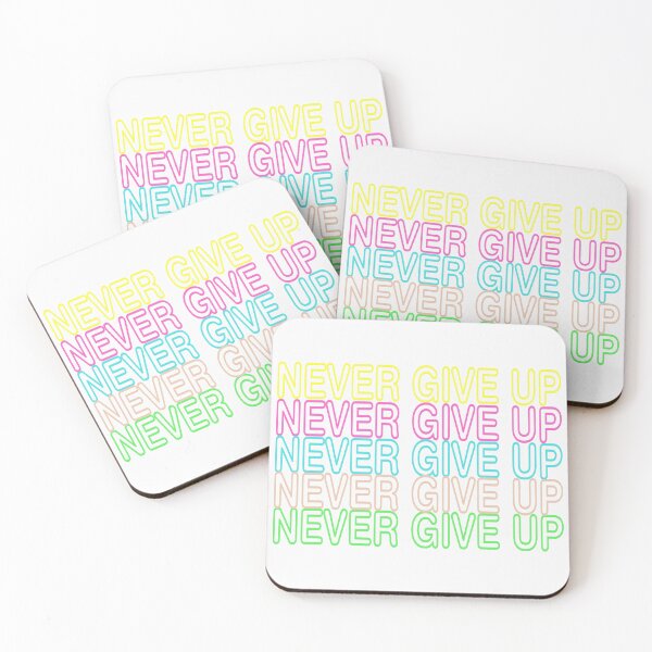 Item preview, NEVER GIVE UP Shirts designed and sold by aydapadi.