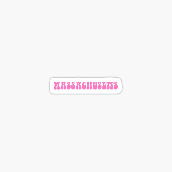 Item preview, MASSACHUSETTS • BUBBLEGUM PINK • GROOVY designed and sold by kassander.
