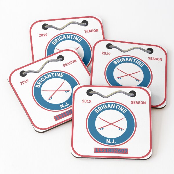 Item preview, Brigantine New Jersey Beach Badge designed and sold by fearcity.