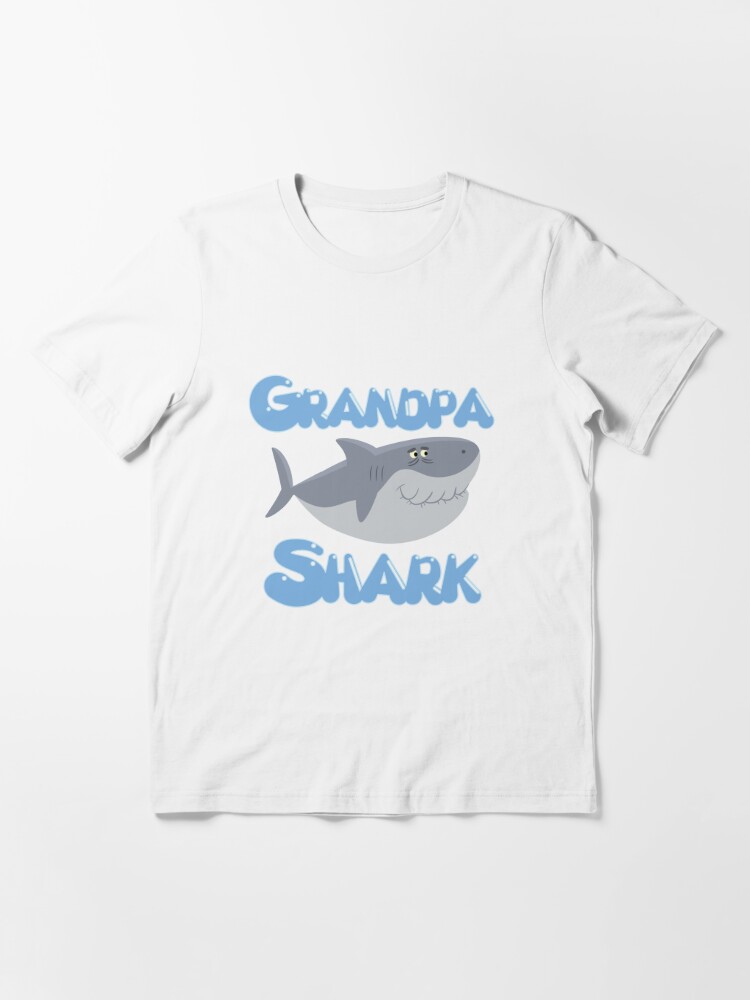 Grandpa Shark Kids T-Shirt for Sale by treszure-chest