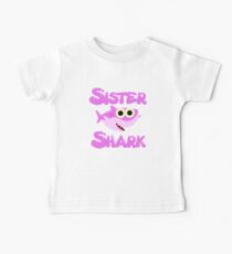 Schwester Hai Baby T-Shirt