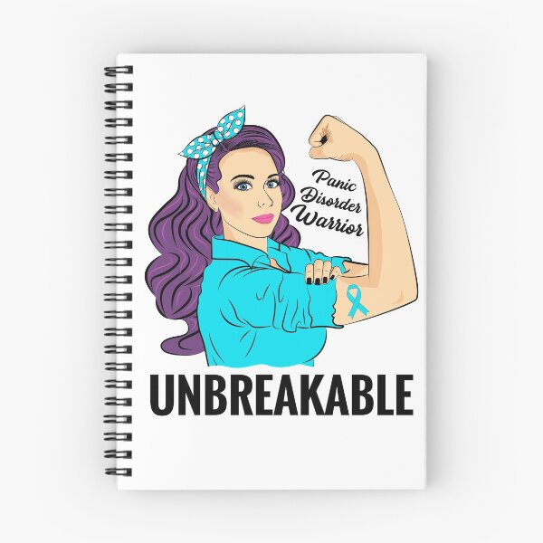 Item preview, Panic Disorder Warrior Unbreakable Awareness designed and sold by ZNOVANNA.