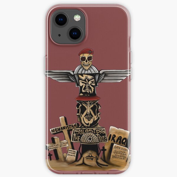 Parachute Regiment totem pole iPhone Soft Case