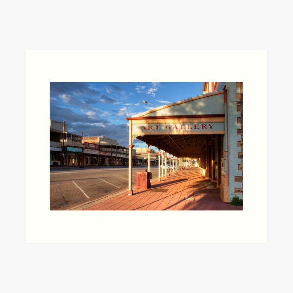 Item preview, Early Morning in Argent Street, Broken Hill, NSW designed and sold by ChristineJayne.