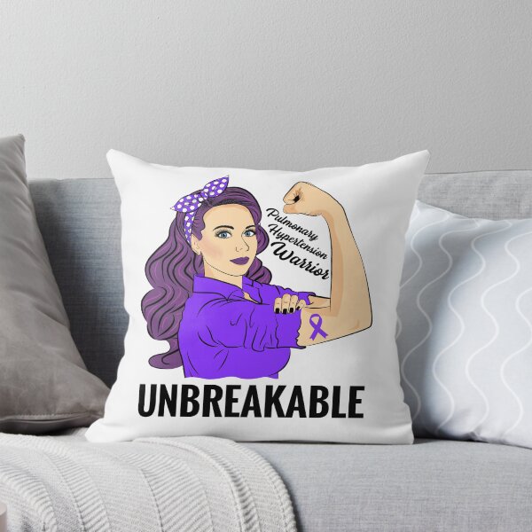 Item preview, Pulmonary Hypertension Warrior Unbreakable PH Awareness designed and sold by ZNOVANNA.