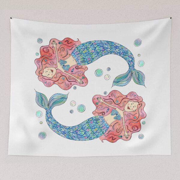 Item preview, Mermaids Pattern 1 designed and sold by Helen McCartney Designs.