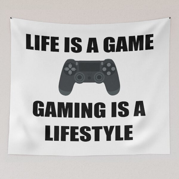 Item preview, Life is a game. Gaming is a lifestyle designed and sold by Geeks-n-Gamers.