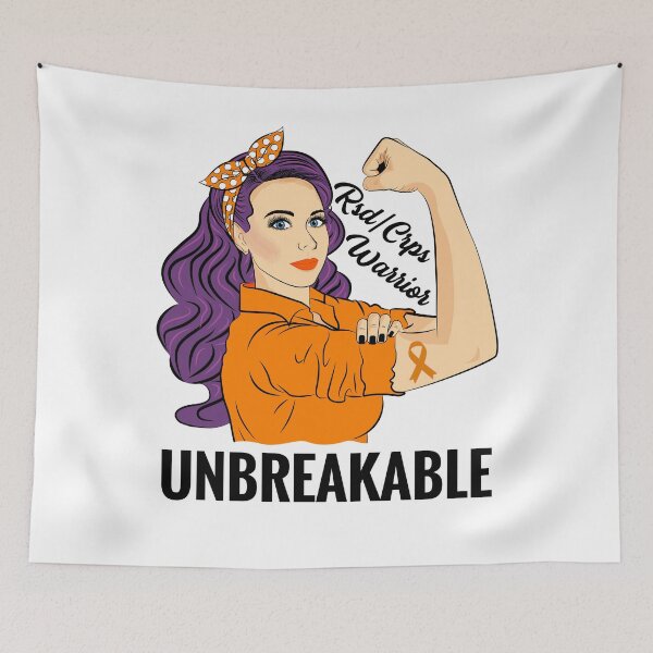 Item preview, RSD CRPS Warrior Unbreakable Awareness Support designed and sold by ZNOVANNA.