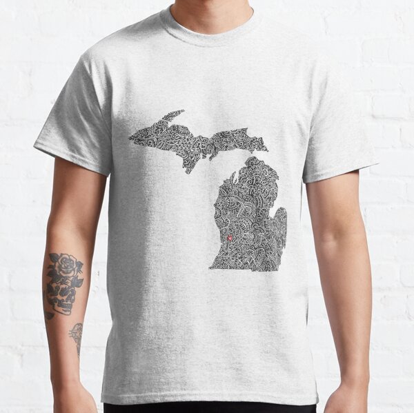 Grand Rapids Map Design Classic T-Shirt