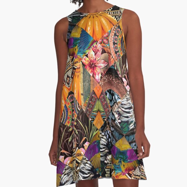 Tropical Paradise A-Line Dress