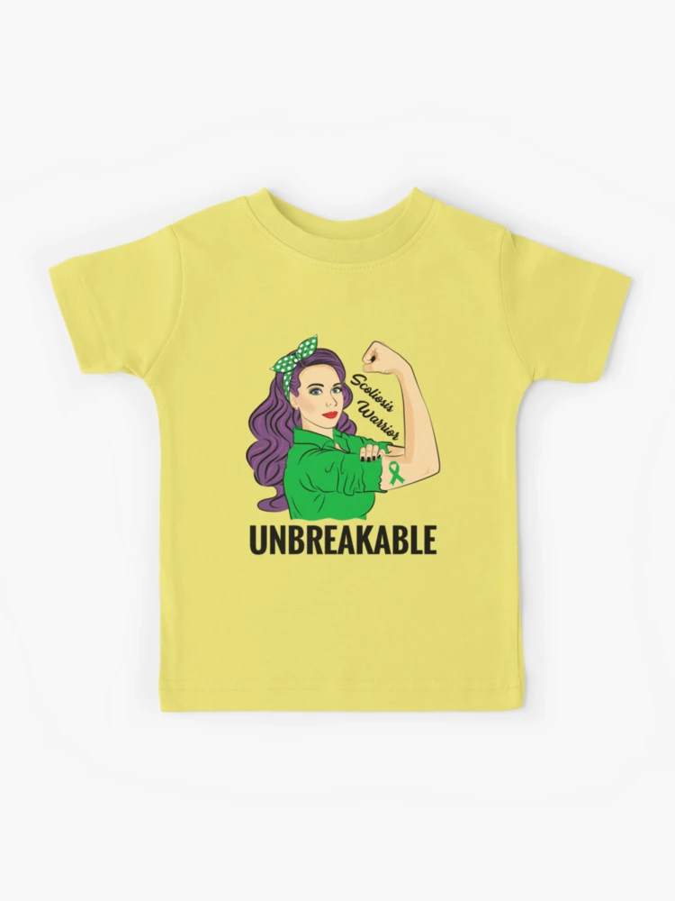 Scoliosis Warrior Is Unbreakable T Shirt Scoliosis Warrior Is Unbreakable T Shirt