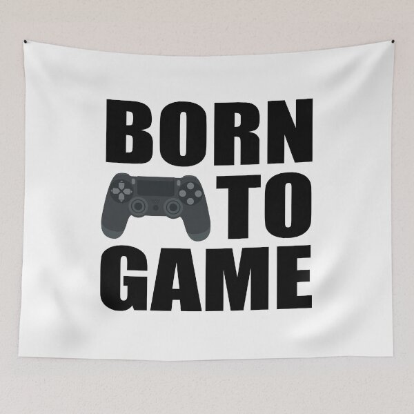 Item preview, BORN TO GAME designed and sold by Geeks-n-Gamers.