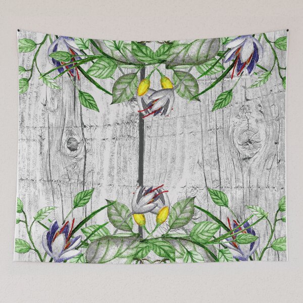 Item preview, Rustic wood background, Watercolor hand painted crucus designed and sold by InaDim.